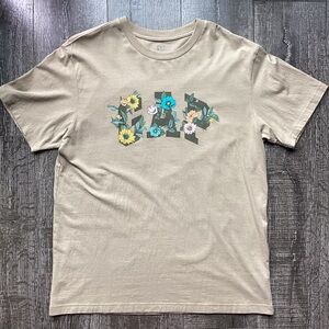 GAP Floral Arch Logo "Pecan" Graphic Tee